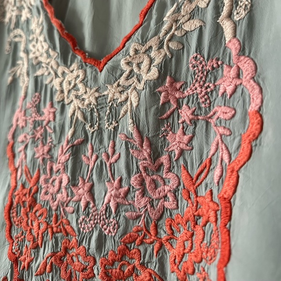 Johnny Was long-sleeved embroidered blouse - Picture 3 of 7